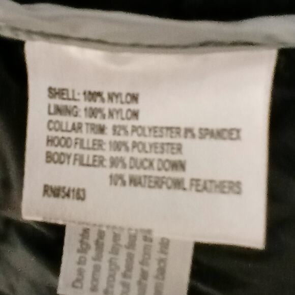 Calvin Klein Packable Lightweight Premium Down Medium Black Quilted Puffer Coat - Picture 16 of 16